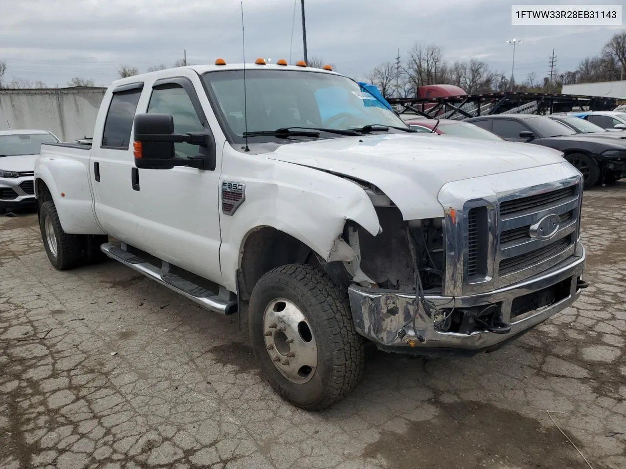 2008 Ford F350 Super Duty VIN: 1FTWW33R28EB31143 Lot: 48039444