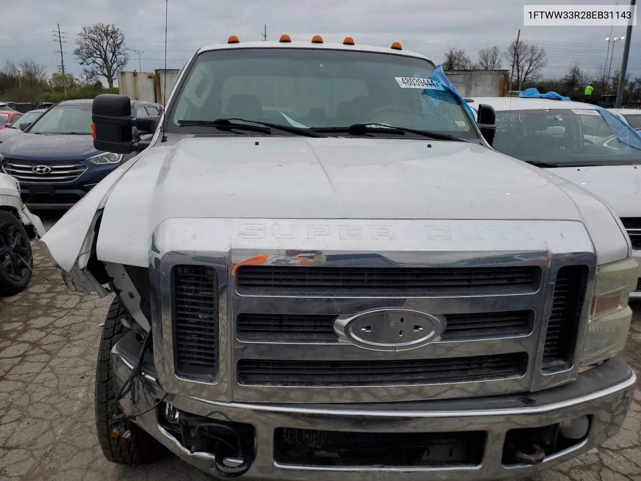 2008 Ford F350 Super Duty VIN: 1FTWW33R28EB31143 Lot: 48039444