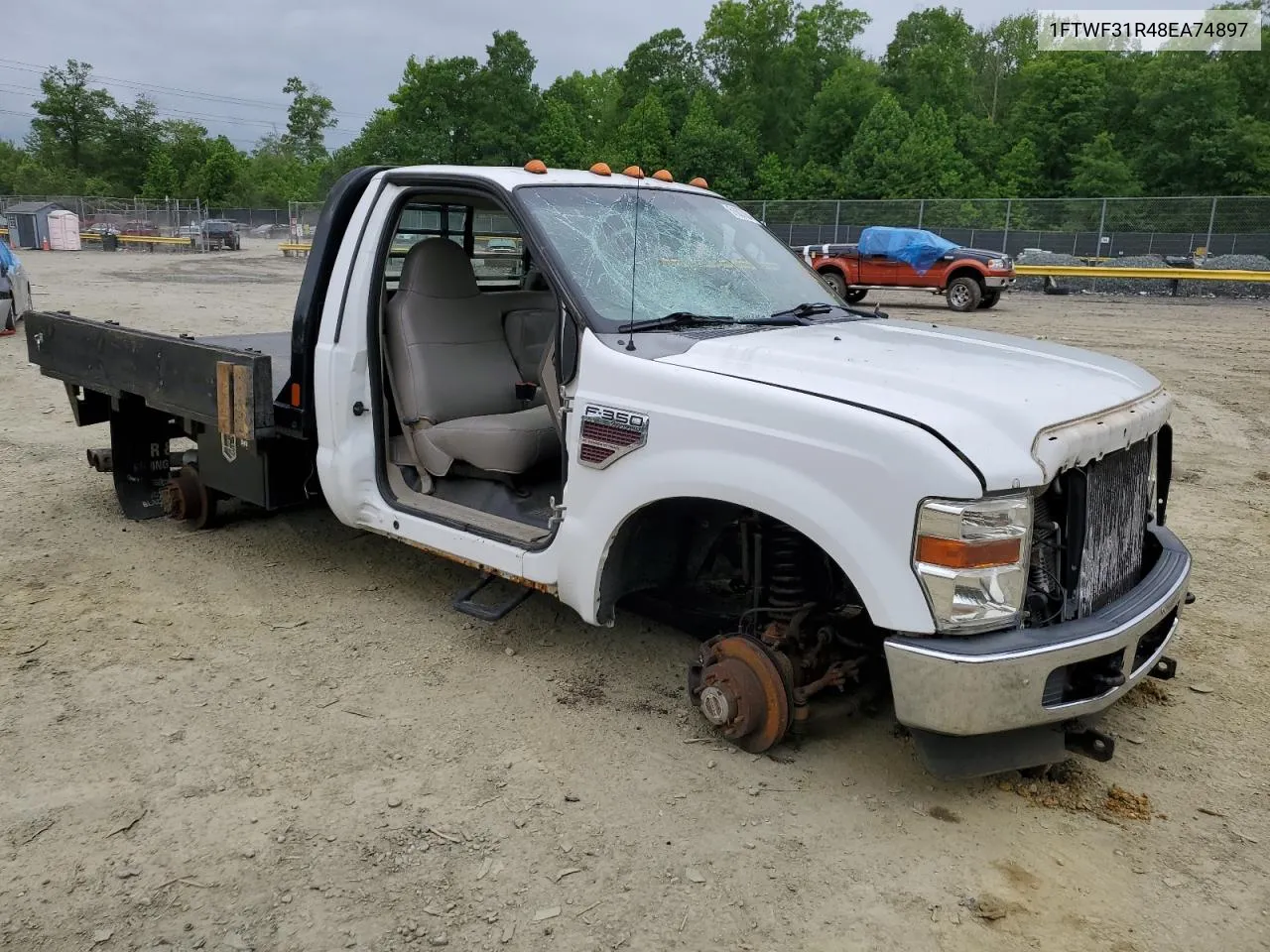 2008 Ford F350 Srw Super Duty VIN: 1FTWF31R48EA74897 Lot: 51607084