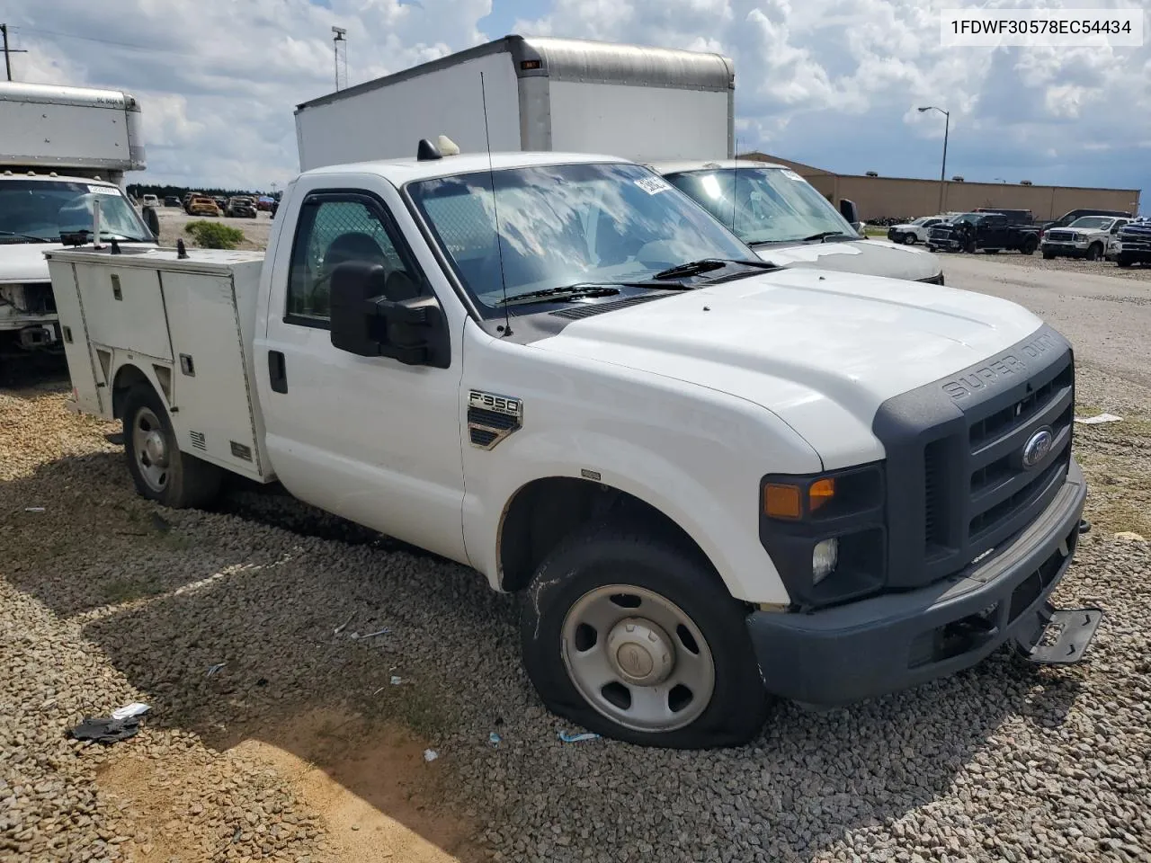 2008 Ford F350 Srw Super Duty VIN: 1FDWF30578EC54434 Lot: 54131964