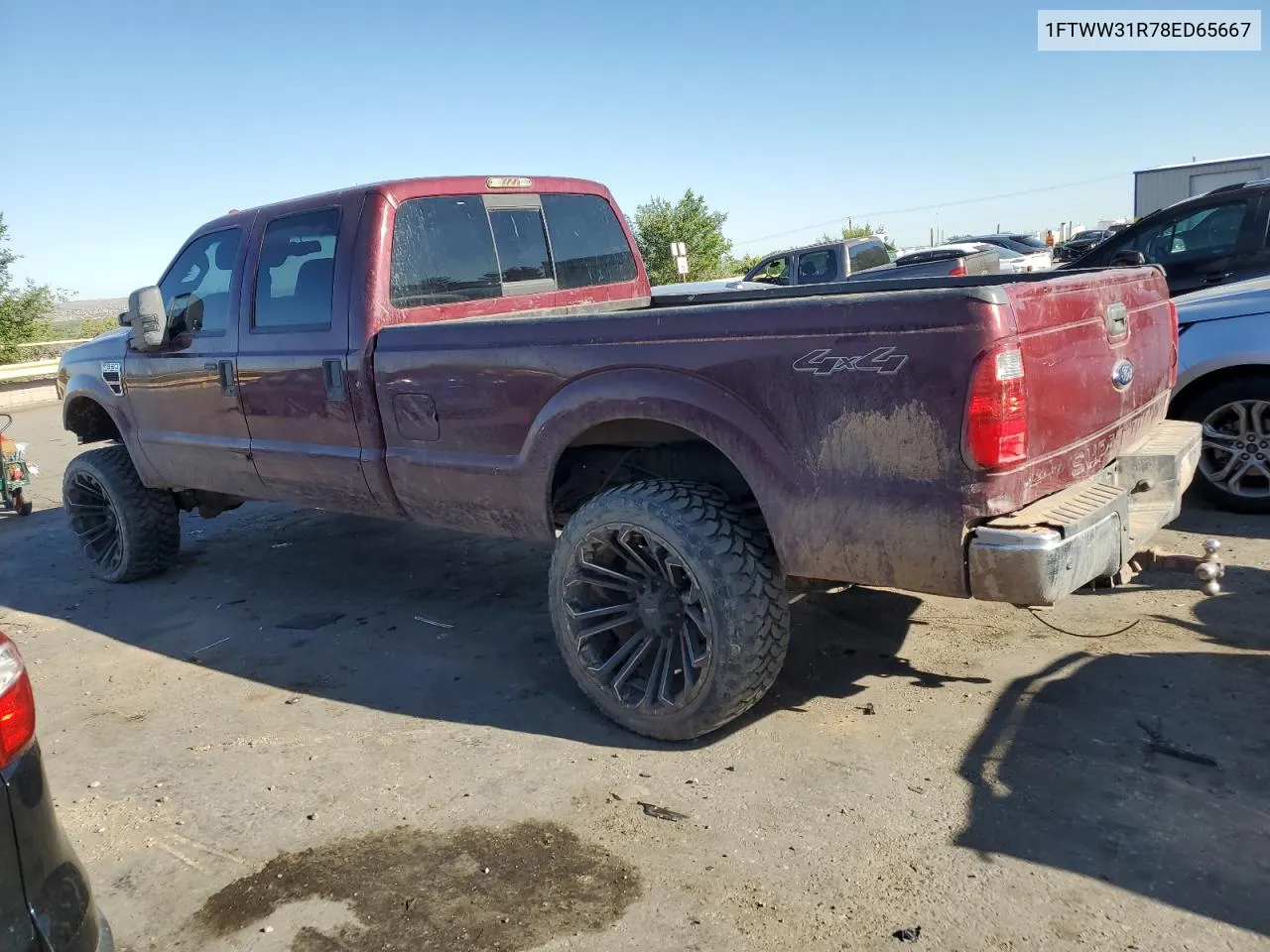 1FTWW31R78ED65667 2008 Ford F350 Srw Super Duty