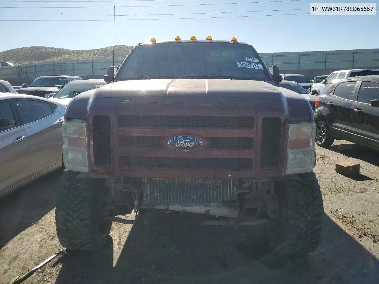 1FTWW31R78ED65667 2008 Ford F350 Srw Super Duty