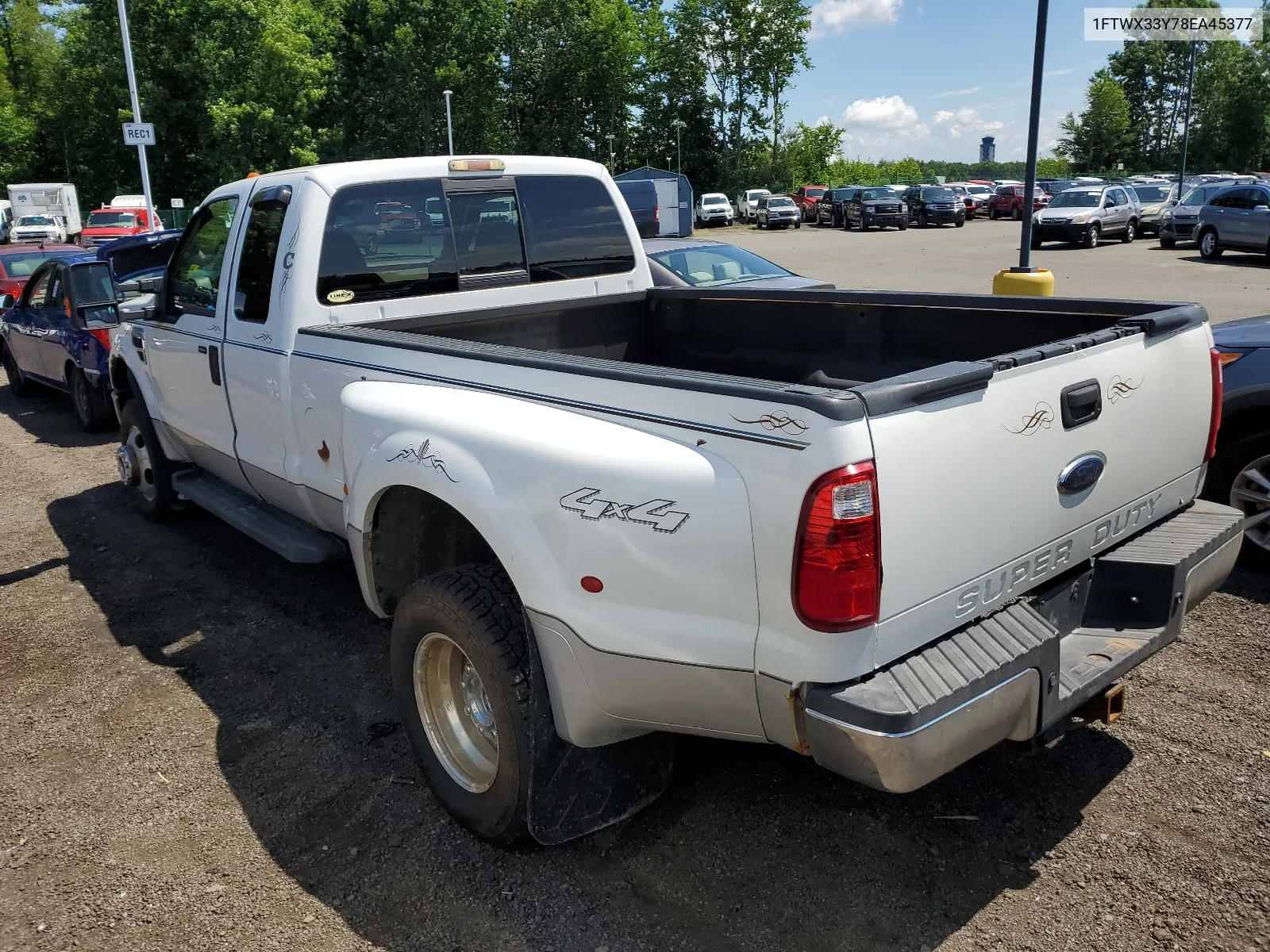 2008 Ford F350 Super Duty VIN: 1FTWX33Y78EA45377 Lot: 55910804