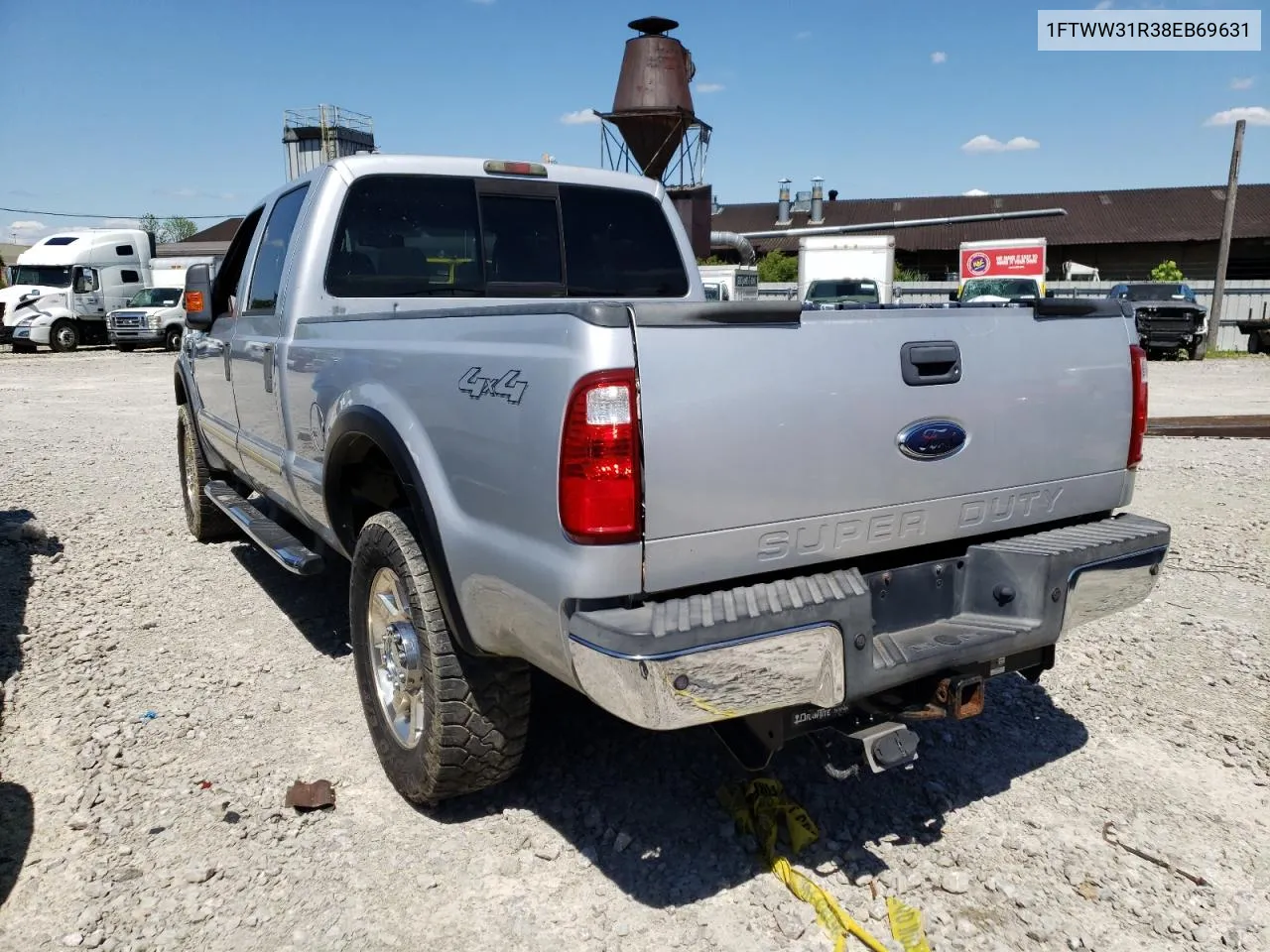 2008 Ford F350 Srw Super Duty VIN: 1FTWW31R38EB69631 Lot: 57016804