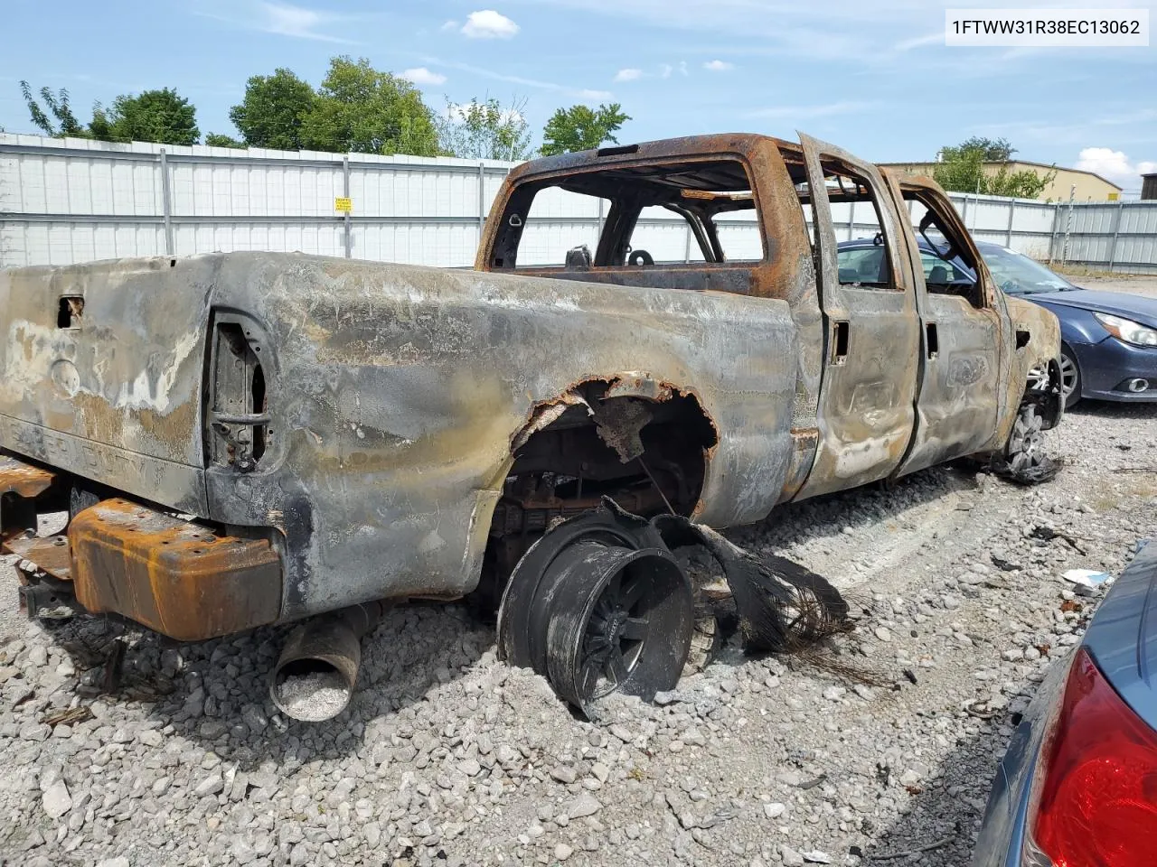 2008 Ford F350 Srw Super Duty VIN: 1FTWW31R38EC13062 Lot: 61108344