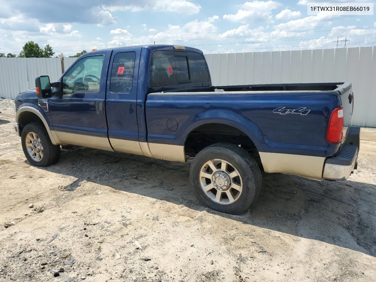 2008 Ford F350 Srw Super Duty VIN: 1FTWX31R08EB66019 Lot: 61958924