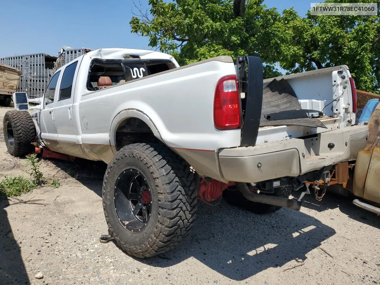 2008 Ford F350 Srw Super Duty VIN: 1FTWW31R78EC41060 Lot: 64884244