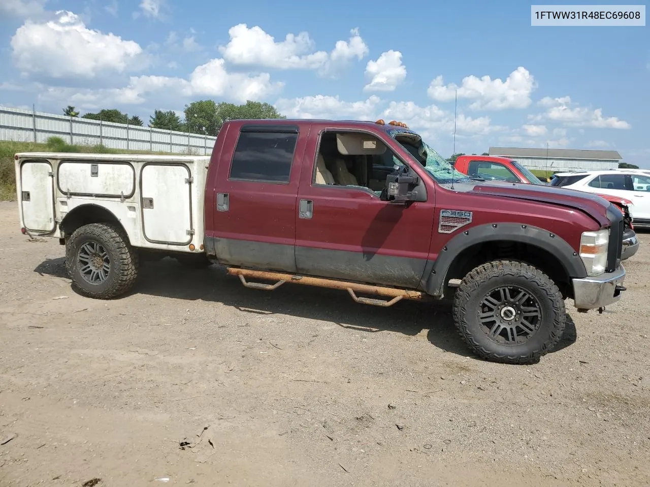 2008 Ford F350 Srw Super Duty VIN: 1FTWW31R48EC69608 Lot: 66162264