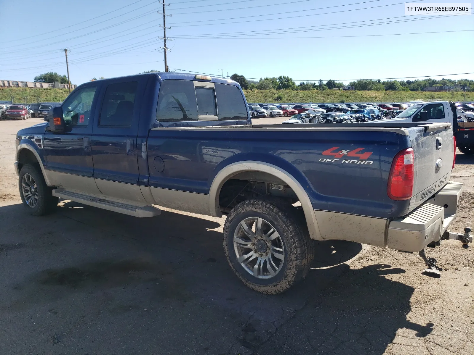 2008 Ford F350 Srw Super Duty VIN: 1FTWW31R68EB97505 Lot: 66944004