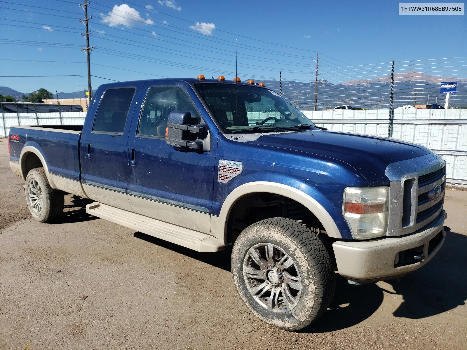 2008 Ford F350 Srw Super Duty VIN: 1FTWW31R68EB97505 Lot: 66944004