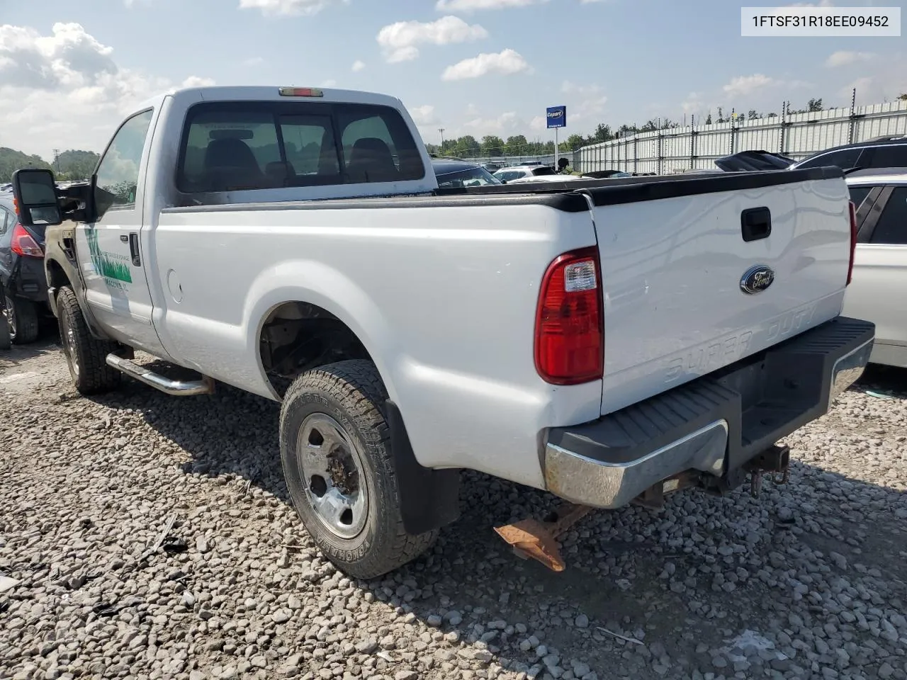 2008 Ford F350 Srw Super Duty VIN: 1FTSF31R18EE09452 Lot: 66948814