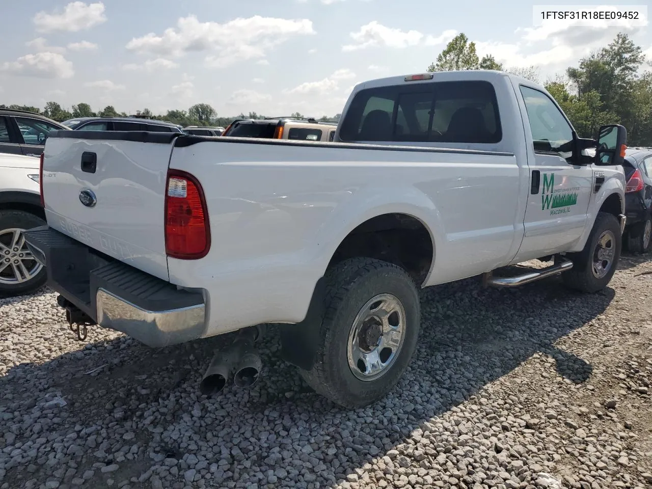 2008 Ford F350 Srw Super Duty VIN: 1FTSF31R18EE09452 Lot: 66948814