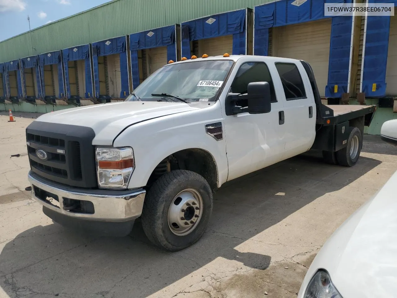 2008 Ford F350 Super Duty VIN: 1FDWW37R38EE06704 Lot: 67106454