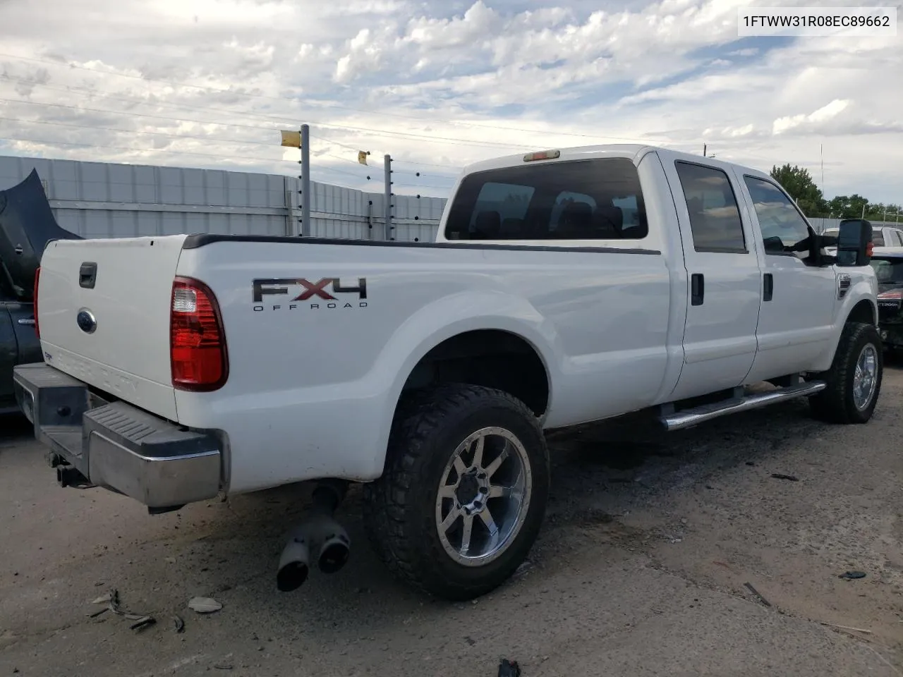 1FTWW31R08EC89662 2008 Ford F350 Srw Super Duty