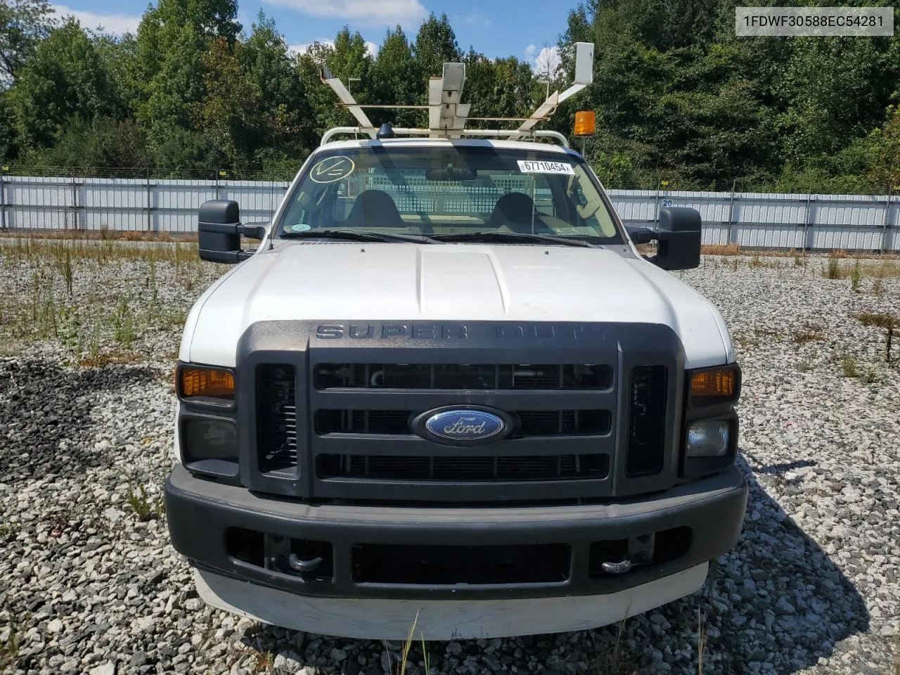 2008 Ford F350 Srw Super Duty VIN: 1FDWF30588EC54281 Lot: 67710454