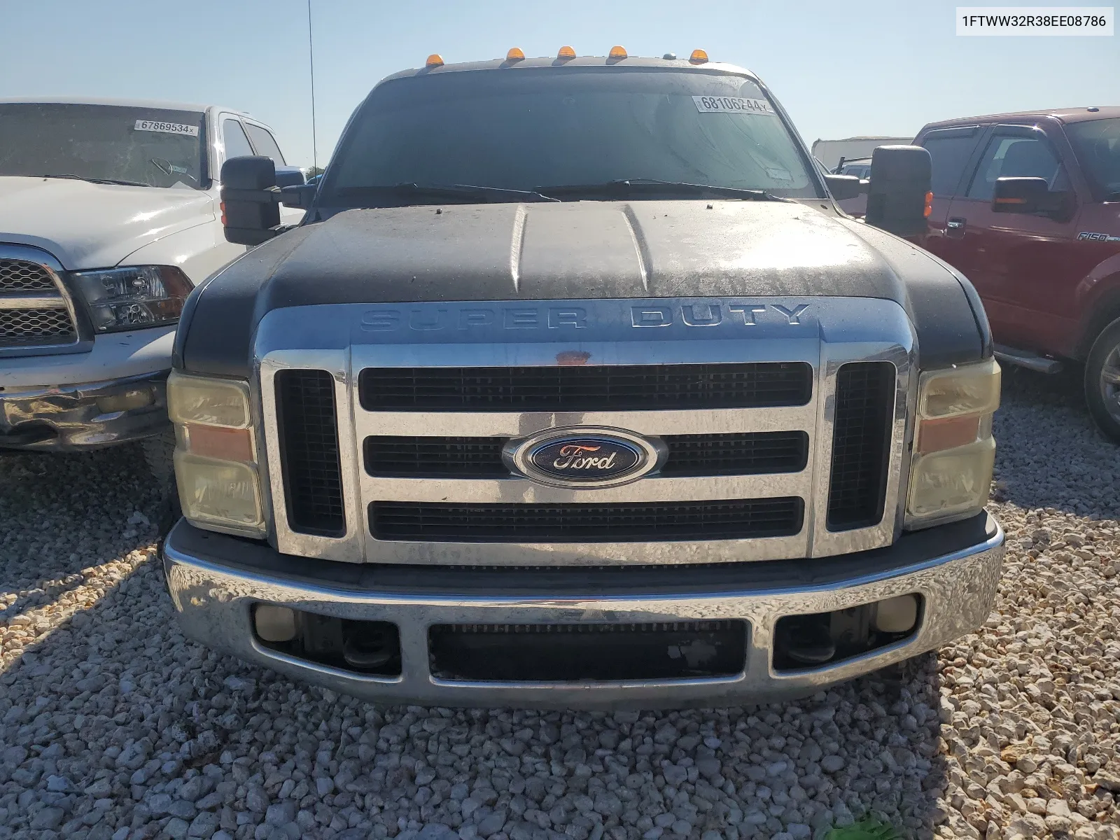 2008 Ford F350 Super Duty VIN: 1FTWW32R38EE08786 Lot: 68106244