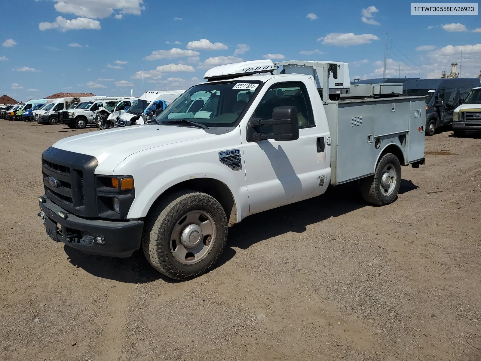 2008 Ford F350 Srw Super Duty VIN: 1FTWF30558EA26923 Lot: 68941824