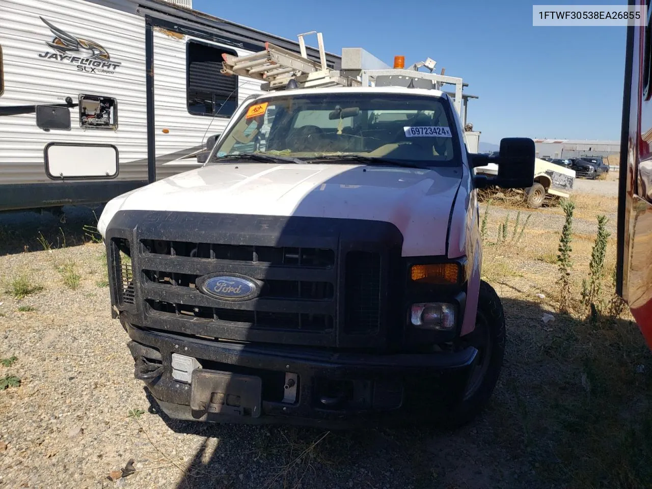 2008 Ford F350 Srw Super Duty VIN: 1FTWF30538EA26855 Lot: 69723424