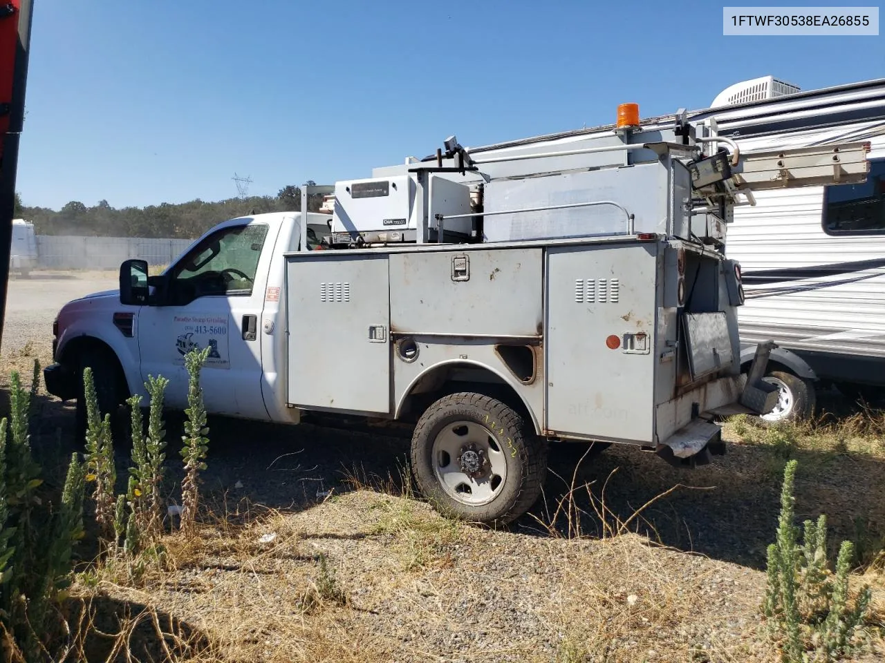 2008 Ford F350 Srw Super Duty VIN: 1FTWF30538EA26855 Lot: 69723424