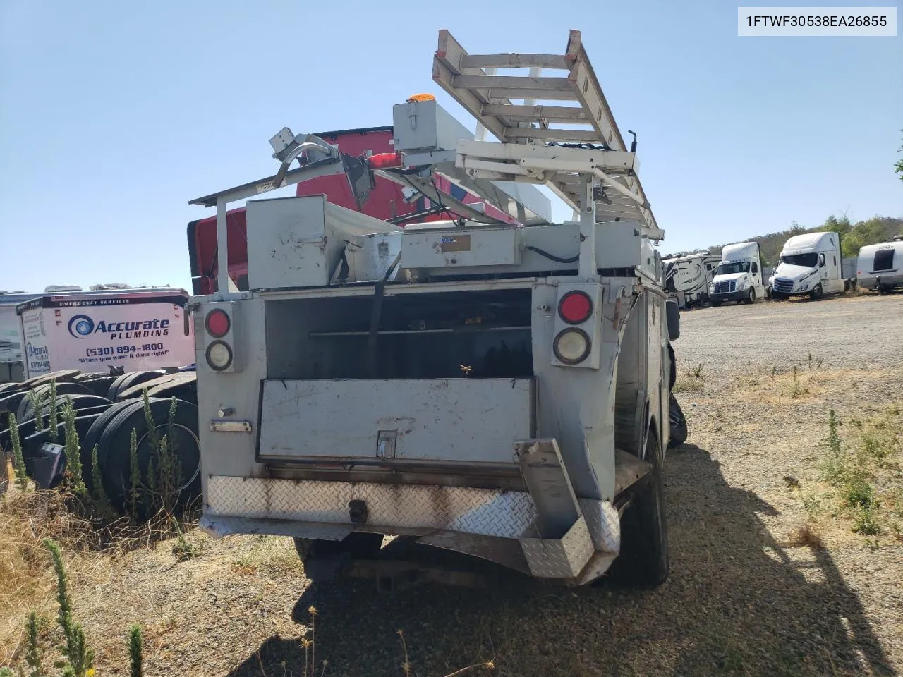 2008 Ford F350 Srw Super Duty VIN: 1FTWF30538EA26855 Lot: 69723424