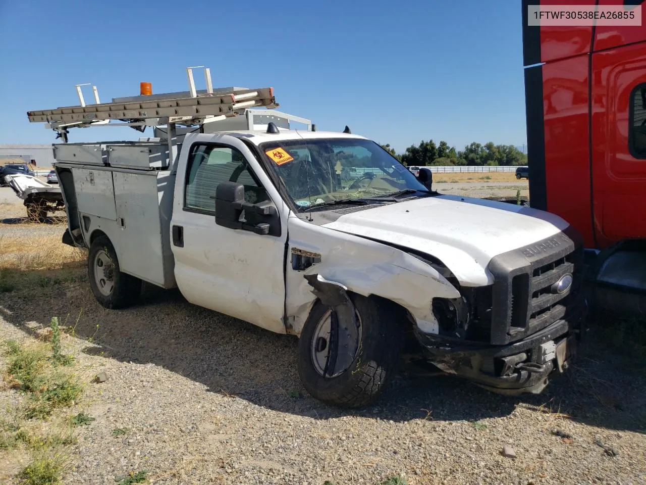 2008 Ford F350 Srw Super Duty VIN: 1FTWF30538EA26855 Lot: 69723424