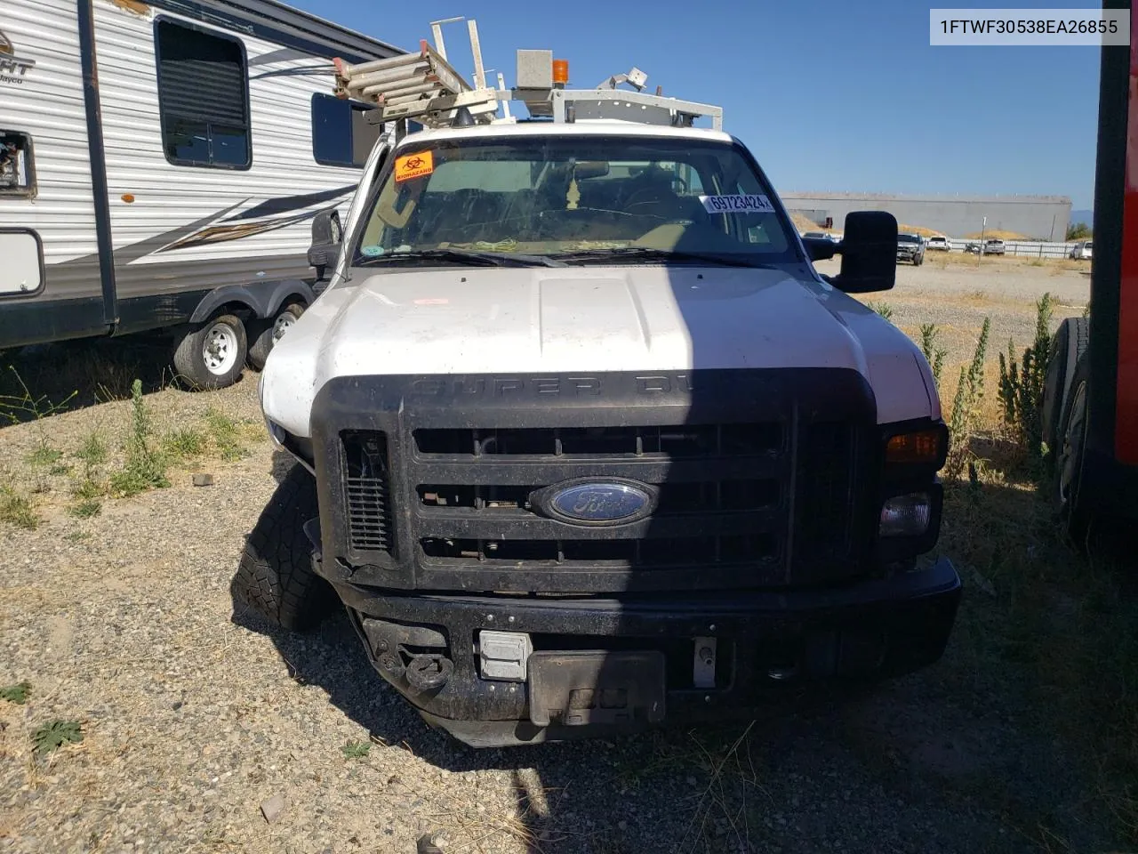 2008 Ford F350 Srw Super Duty VIN: 1FTWF30538EA26855 Lot: 69723424