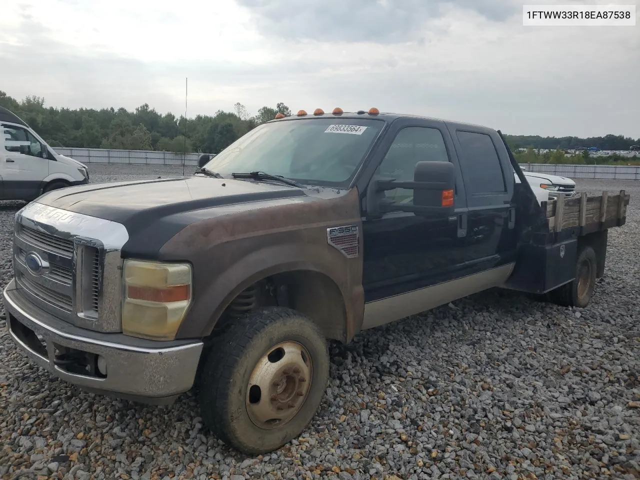 2008 Ford F350 Super Duty VIN: 1FTWW33R18EA87538 Lot: 69833564