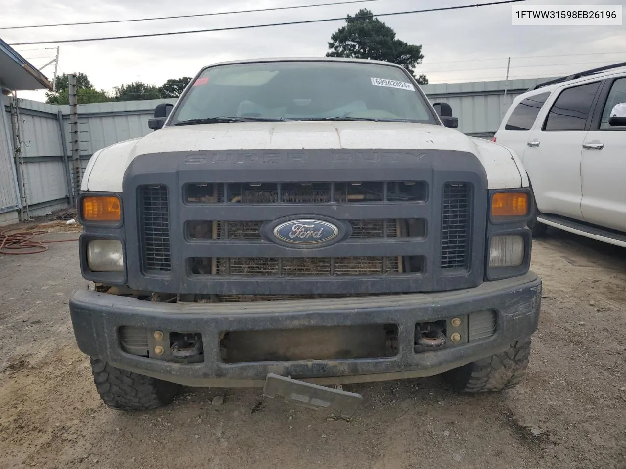 2008 Ford F350 Srw Super Duty VIN: 1FTWW31598EB26196 Lot: 69942894