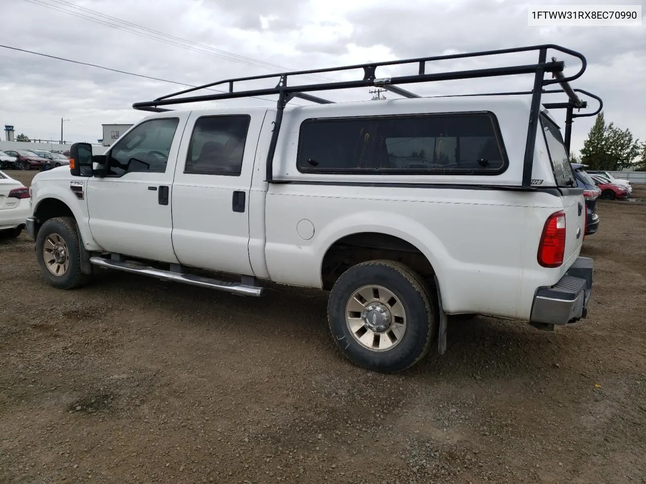 2008 Ford F350 Srw Super Duty VIN: 1FTWW31RX8EC70990 Lot: 70234464