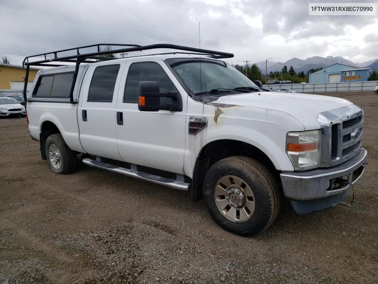 2008 Ford F350 Srw Super Duty VIN: 1FTWW31RX8EC70990 Lot: 70234464