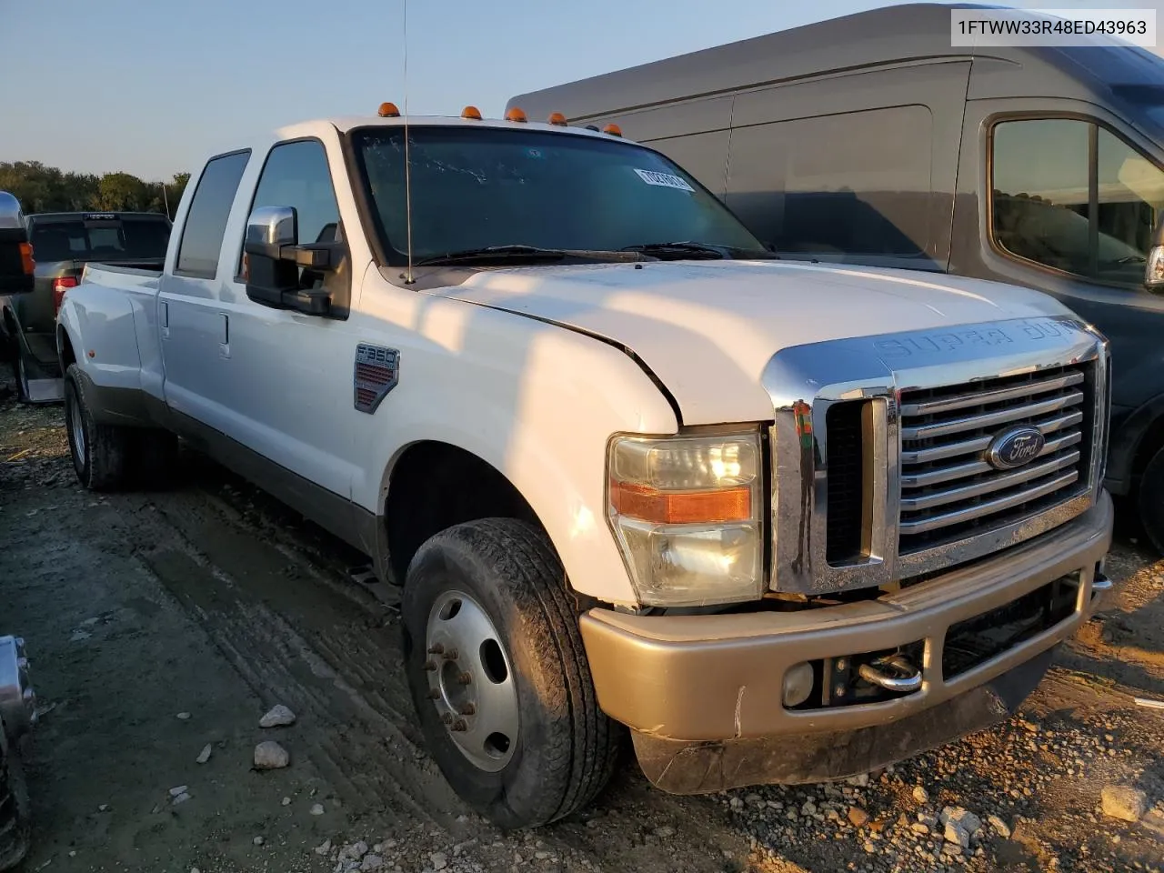 2008 Ford F350 Super Duty VIN: 1FTWW33R48ED43963 Lot: 70276014