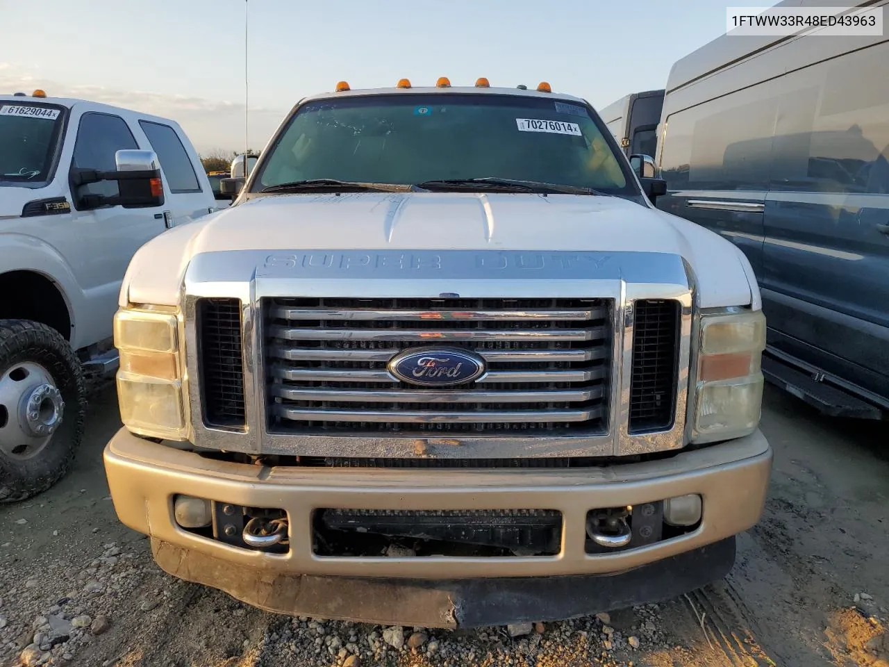 2008 Ford F350 Super Duty VIN: 1FTWW33R48ED43963 Lot: 70276014