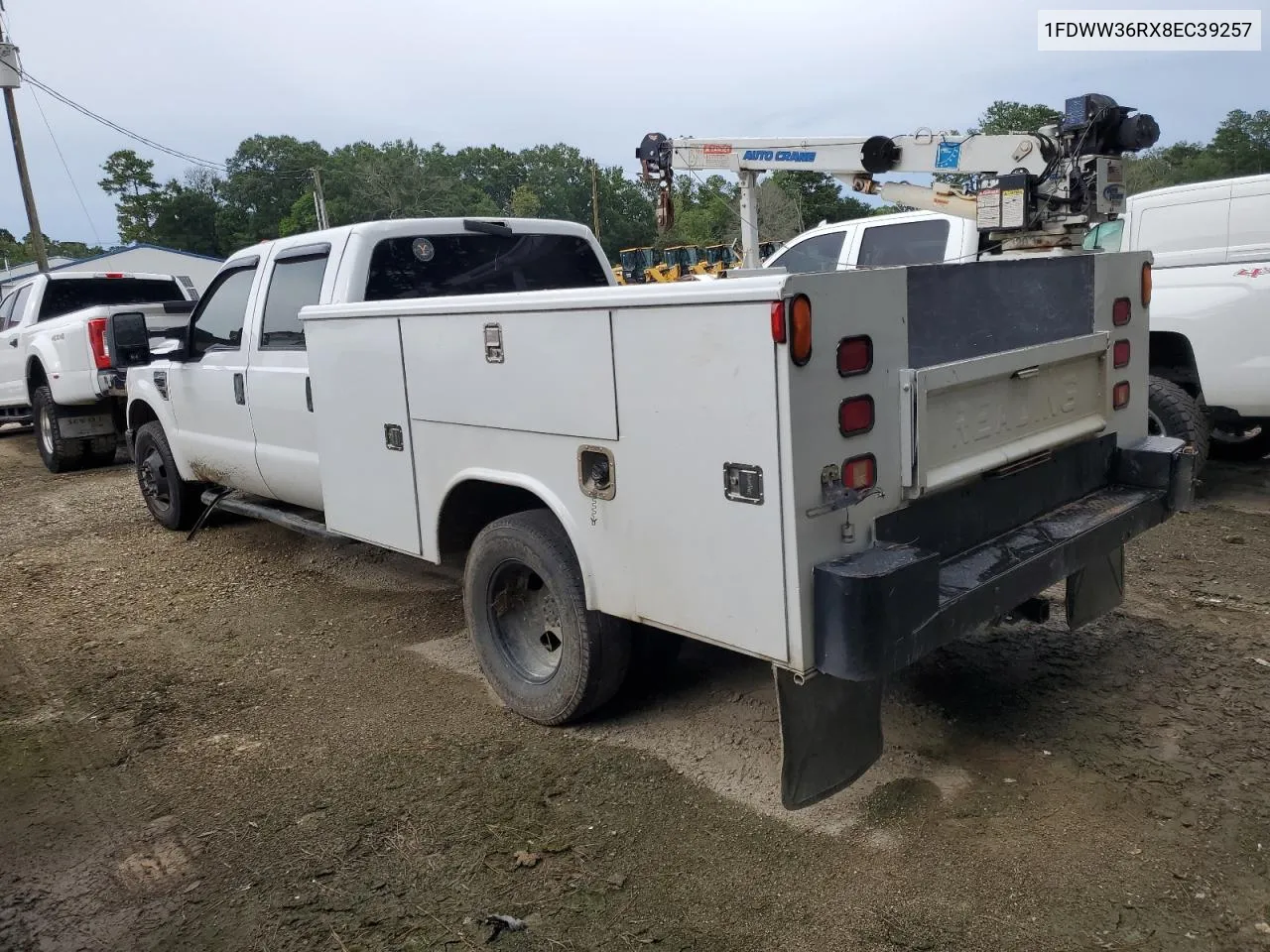 2008 Ford F350 Super Duty VIN: 1FDWW36RX8EC39257 Lot: 70535064