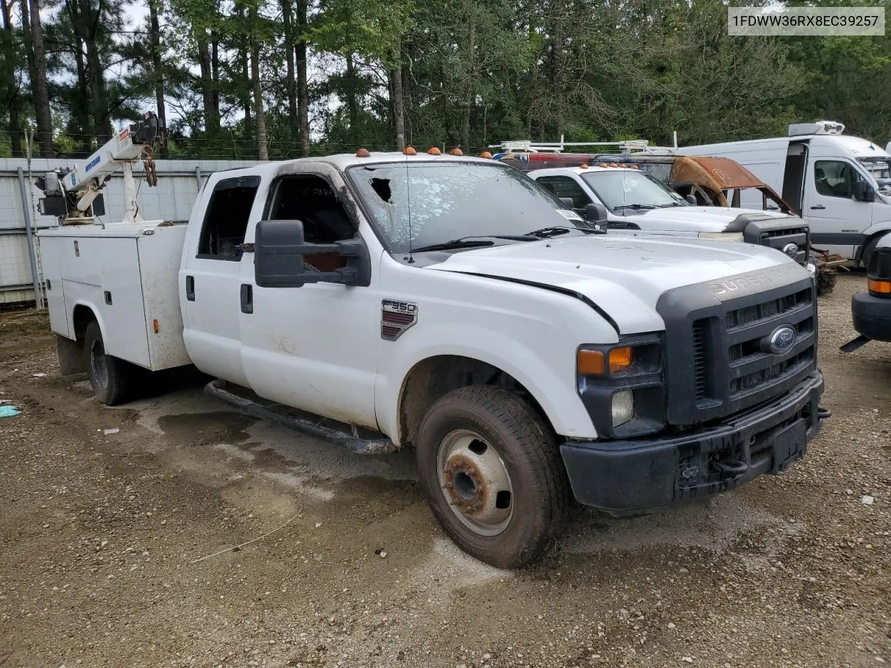 2008 Ford F350 Super Duty VIN: 1FDWW36RX8EC39257 Lot: 70535064