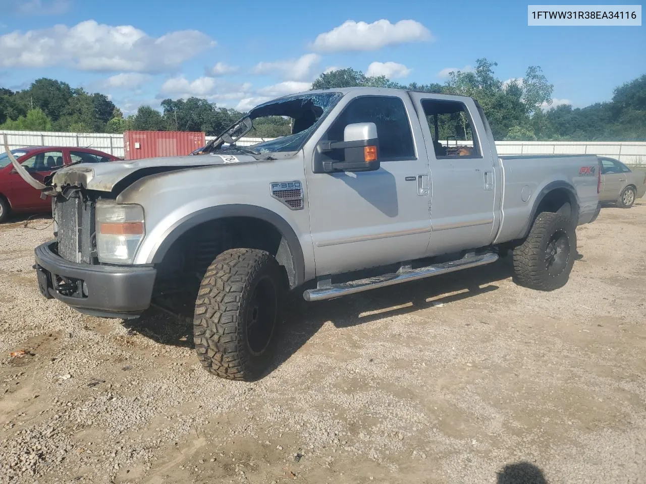 2008 Ford F350 Srw Super Duty VIN: 1FTWW31R38EA34116 Lot: 71048784