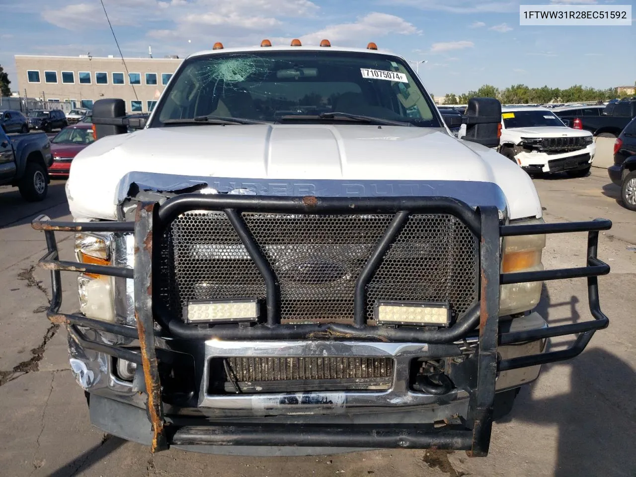 2008 Ford F350 Srw Super Duty VIN: 1FTWW31R28EC51592 Lot: 71075074