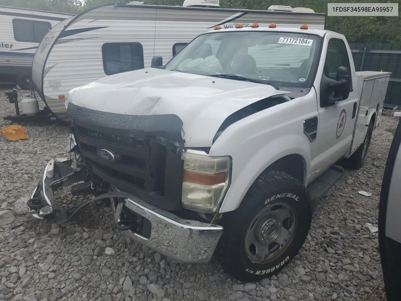 2008 Ford F350 Srw Super Duty VIN: 1FDSF34598EA95957 Lot: 71172104