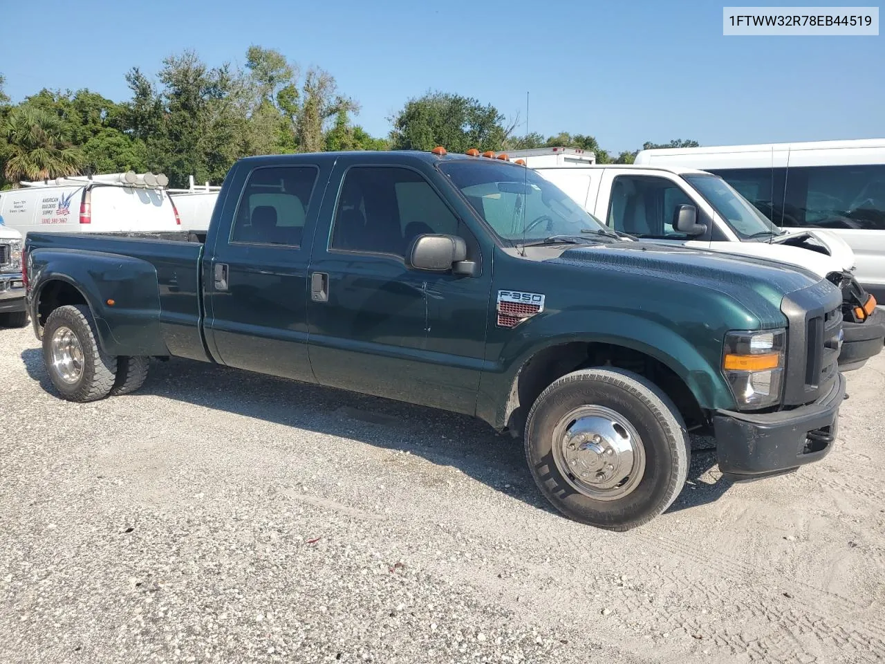 2008 Ford F350 Super Duty VIN: 1FTWW32R78EB44519 Lot: 72045694