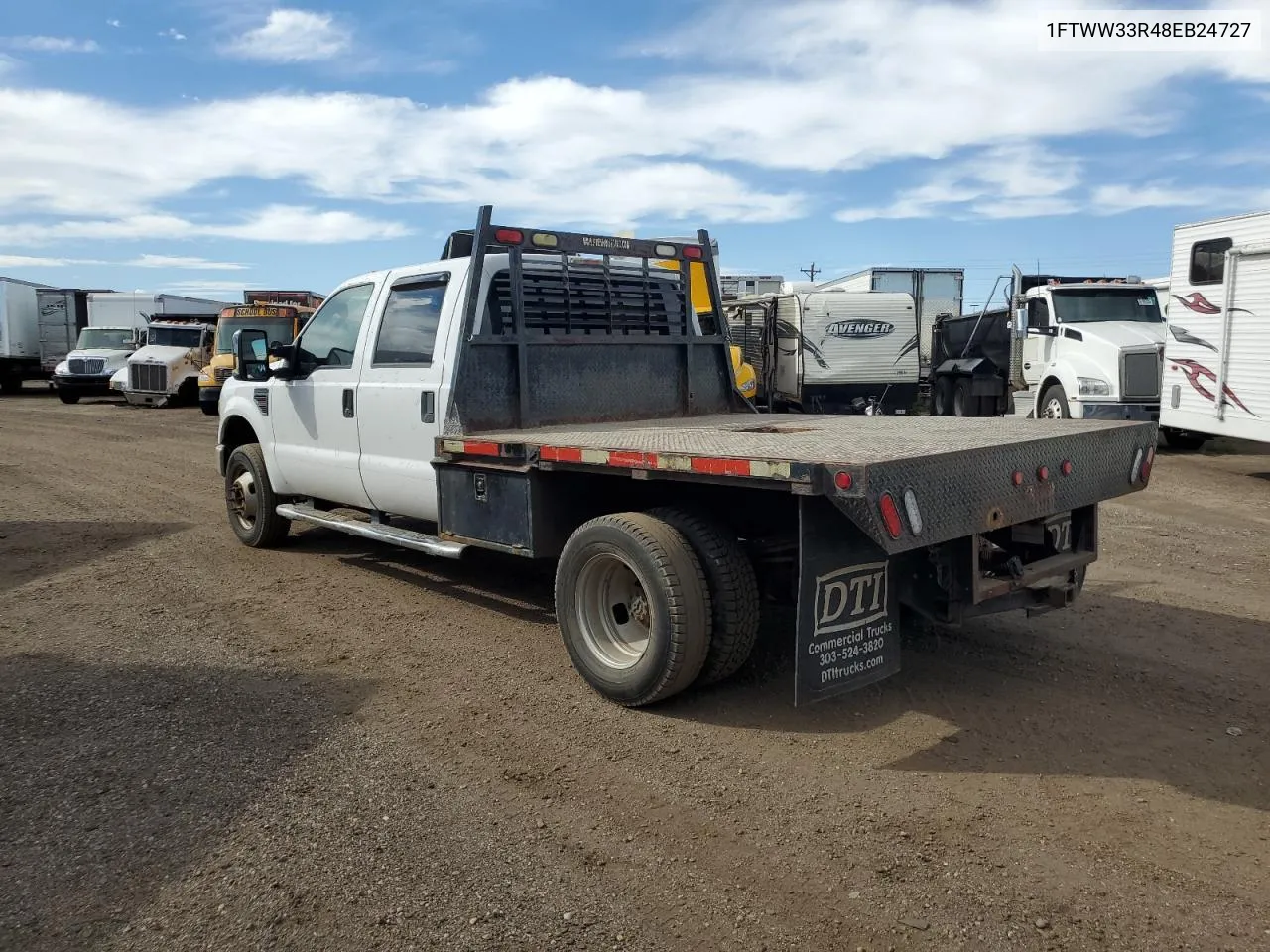 2008 Ford F350 Super Duty VIN: 1FTWW33R48EB24727 Lot: 72645384