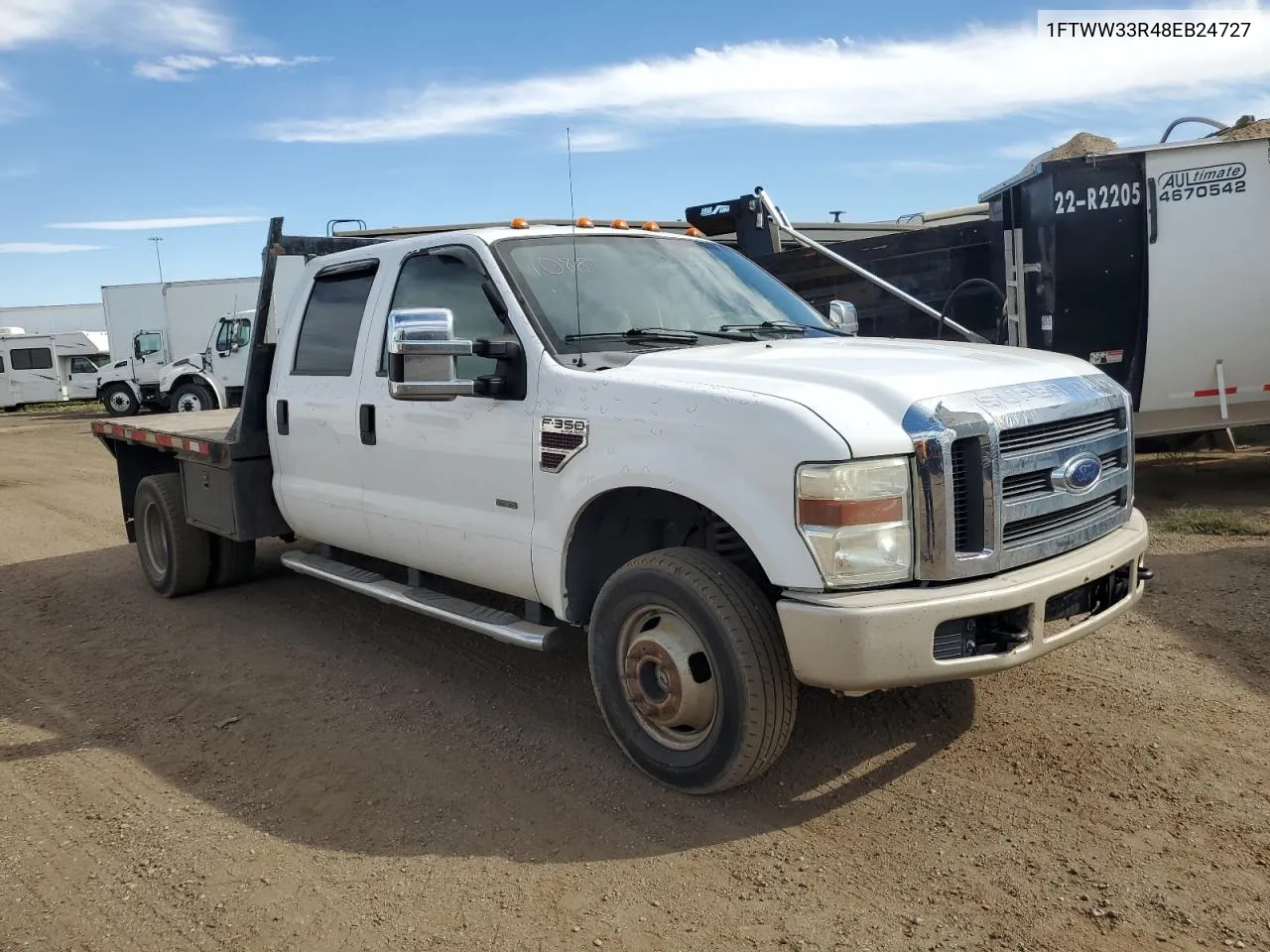 2008 Ford F350 Super Duty VIN: 1FTWW33R48EB24727 Lot: 72645384