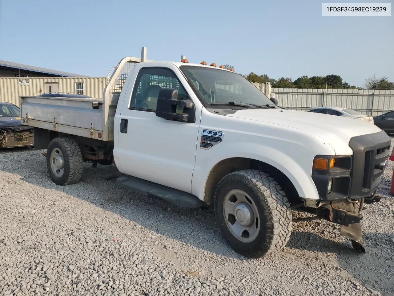 2008 Ford F350 Srw Super Duty VIN: 1FDSF34598EC19239 Lot: 72766524