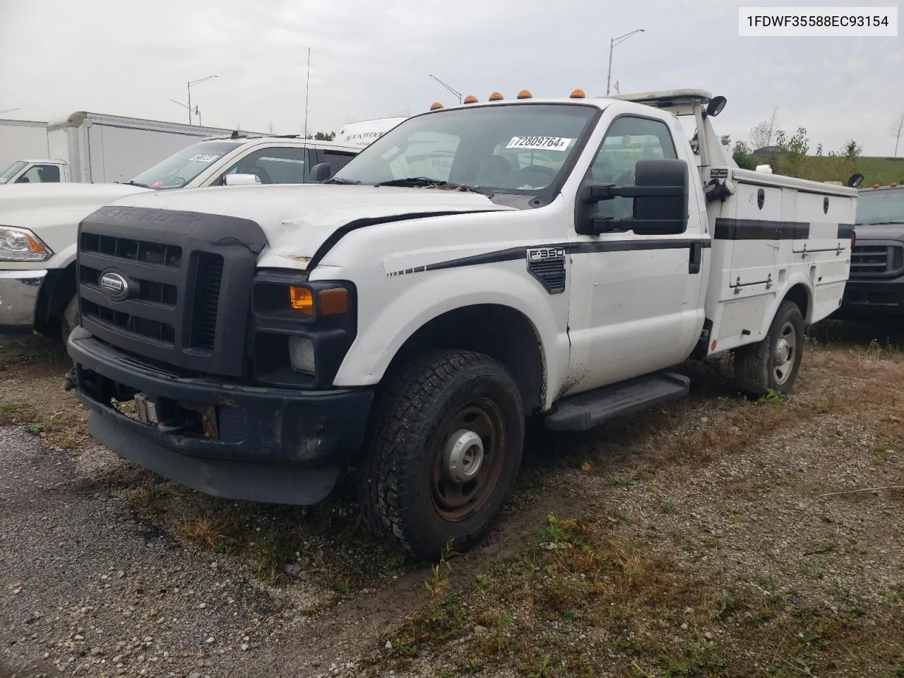 2008 Ford F350 Srw Super Duty VIN: 1FDWF35588EC93154 Lot: 72809764