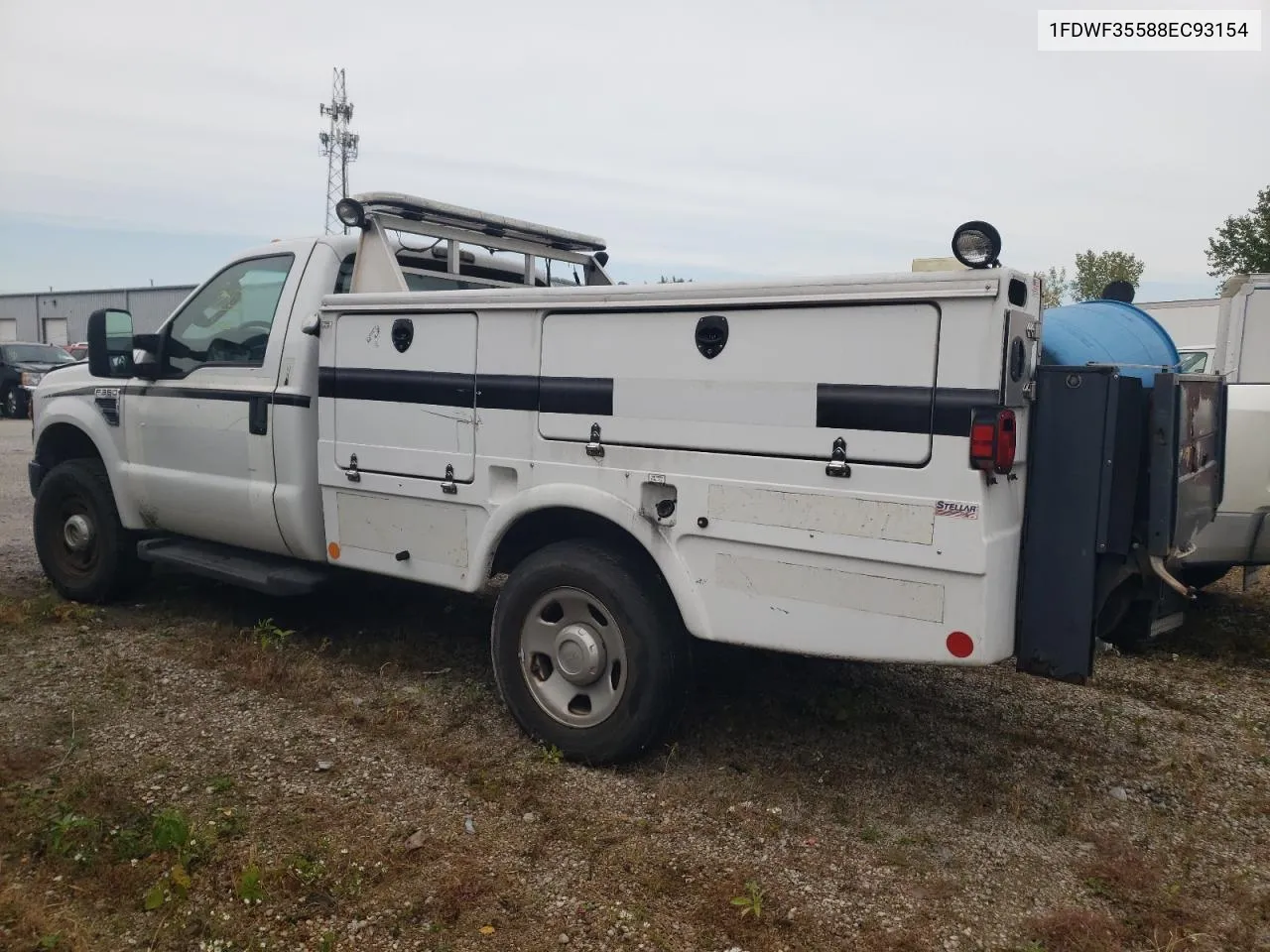 2008 Ford F350 Srw Super Duty VIN: 1FDWF35588EC93154 Lot: 72809764