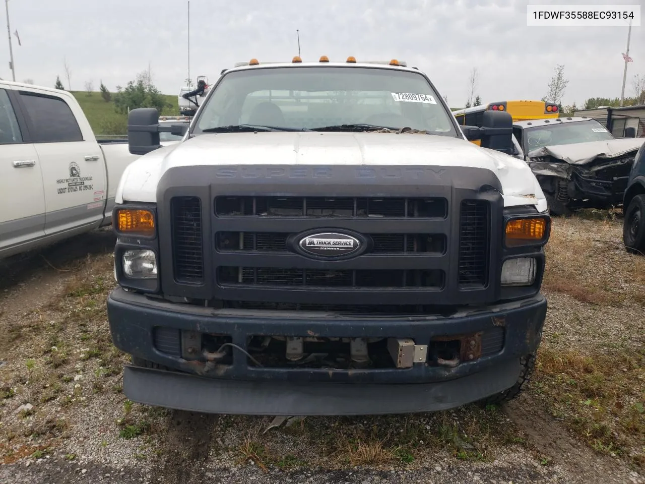 2008 Ford F350 Srw Super Duty VIN: 1FDWF35588EC93154 Lot: 72809764