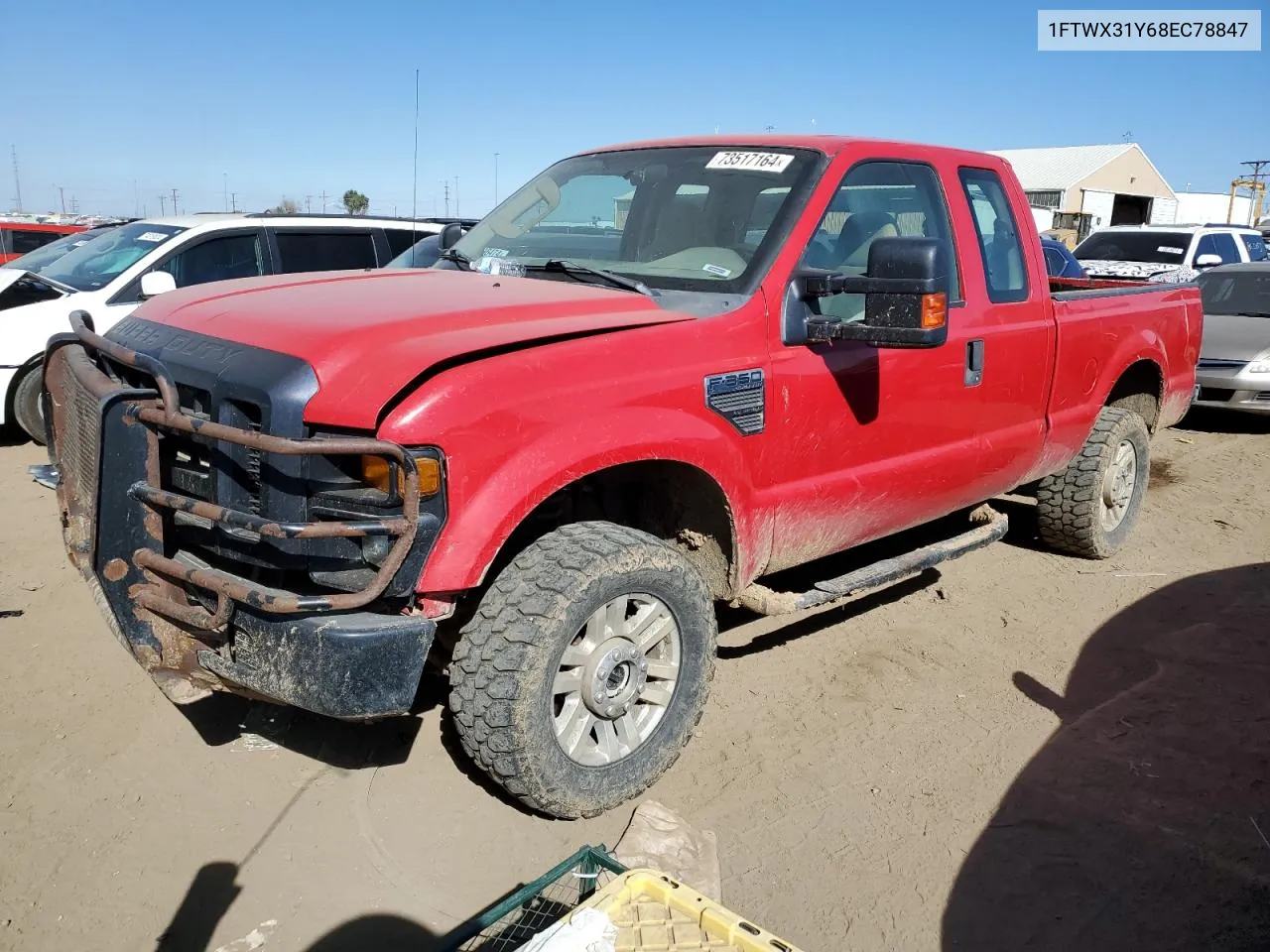 2008 Ford F350 Srw Super Duty VIN: 1FTWX31Y68EC78847 Lot: 73517164