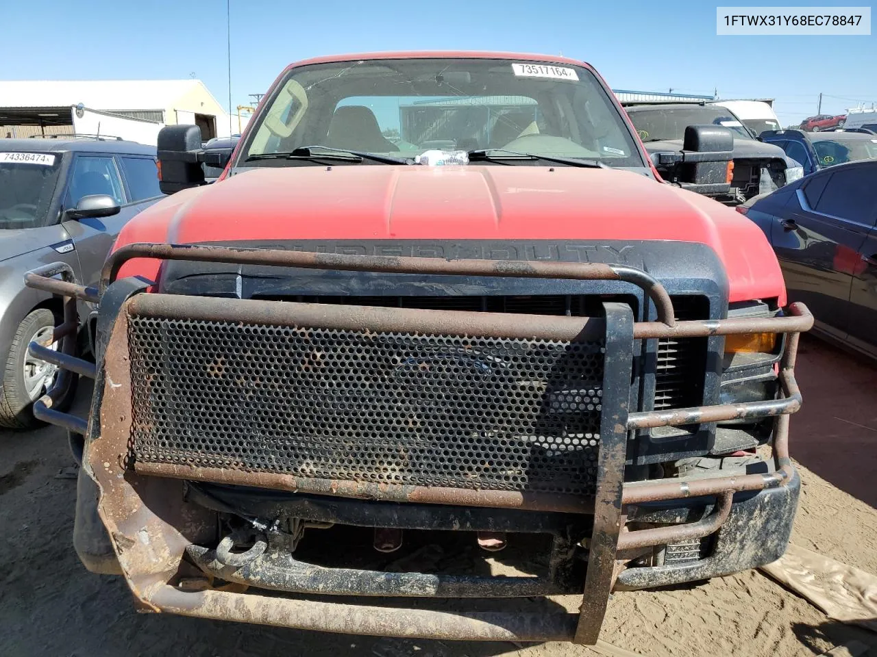 2008 Ford F350 Srw Super Duty VIN: 1FTWX31Y68EC78847 Lot: 73517164