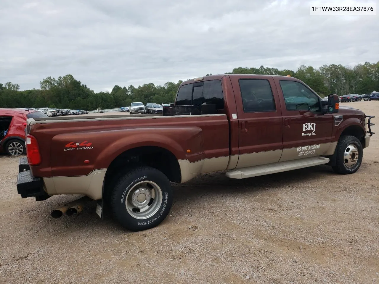 2008 Ford F350 Super Duty VIN: 1FTWW33R28EA37876 Lot: 73784234