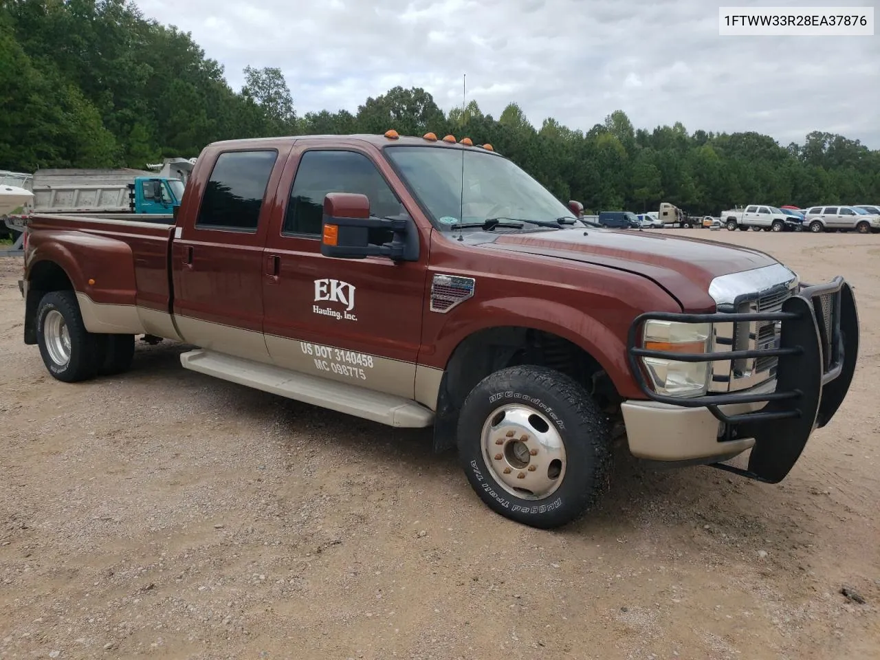 2008 Ford F350 Super Duty VIN: 1FTWW33R28EA37876 Lot: 73784234