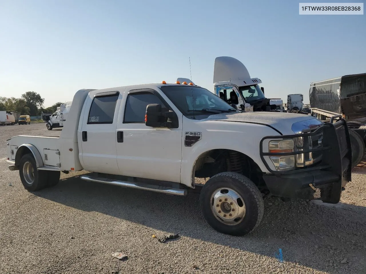 2008 Ford F350 Super Duty VIN: 1FTWW33R08EB28368 Lot: 74512034