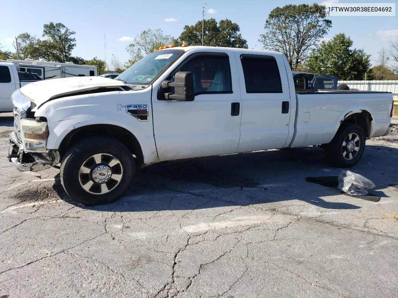 2008 Ford F350 Srw Super Duty VIN: 1FTWW30R38EE04692 Lot: 74524934